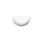 DIFUSOR 1 LUZ BASE REDONDA METALICA VIDRIO POLICARBONATO POLICARBONATO Ø25CM - E27