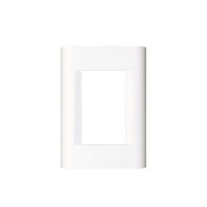 TAPA 3 MODULOS BLANCO B.O. 50X100 MM