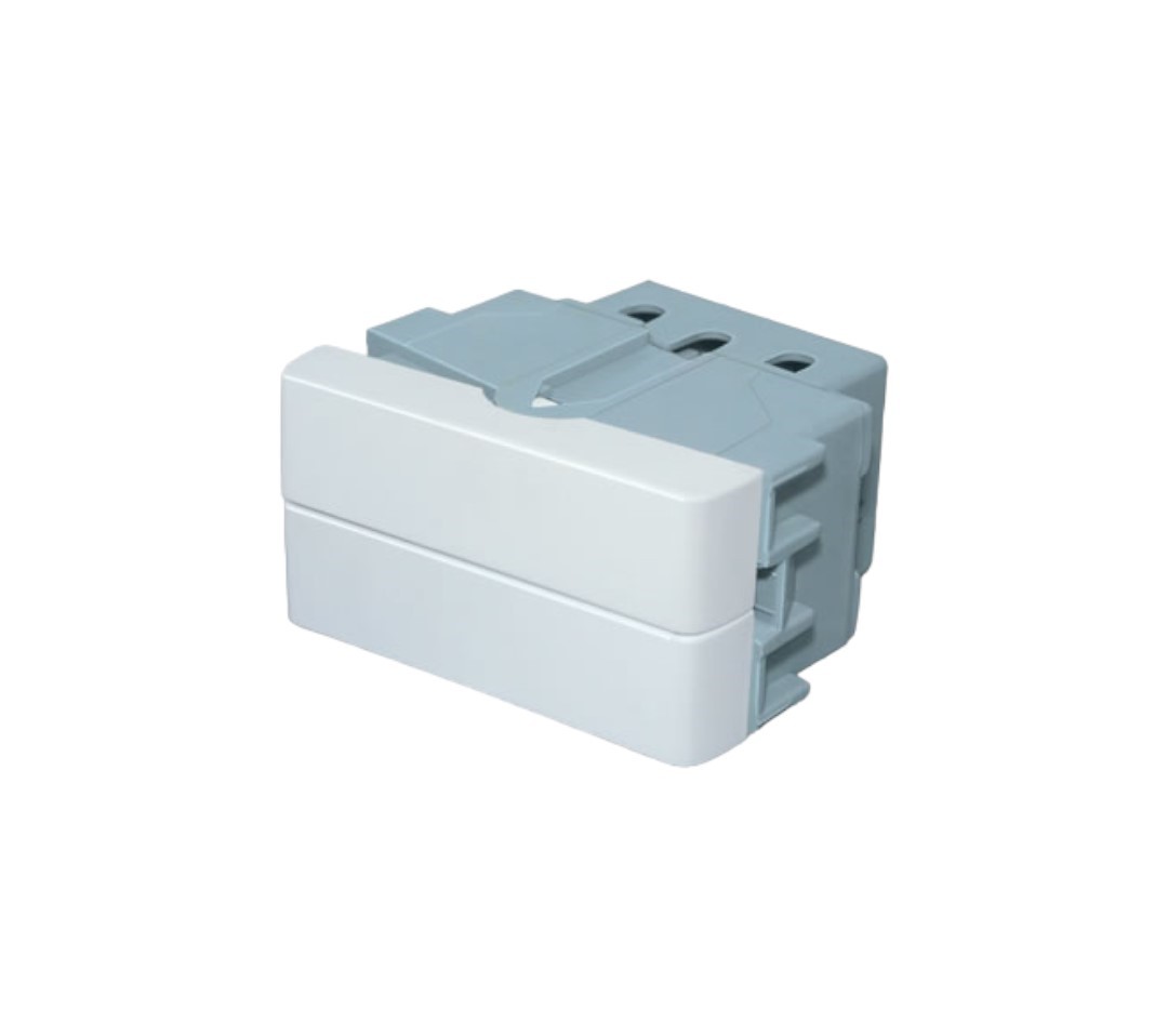 MODULO 1/2 PUNTO Y 1/2 COMBINACION BLANCO VERONA 10A - 220V - Tienda ...
