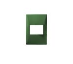 TAPA 2 MODULOS VERDE SIGLO XXII 81X116MM