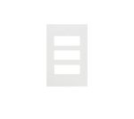 TAPA 3 MODULOS LUJO BLANCA SIGLO XXI 81X123MM