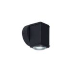 APLIQUE 1 LUZ LED UNIDIRECCIONAL NEGRO RECTO 100X125MM - GU10