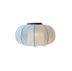 COLGANTE 1 LUZ TELA FLEXIBLE ANTIMANCHAS BLANCO AURA 45X20CM