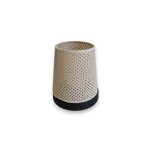 VELADOR TUPI/RAFIA PANTALLA CONICA  20X20CM