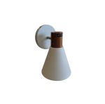 APLIQUE 1 LUZ UNIDIRECCIONAL CONO BLANCO CONO 26W - 230X250X300MM - E27