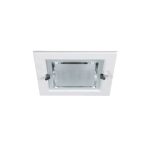 SPOT EMBUTIR 1 LUZ CUADRADO BLANCO MATE SUTA 26W