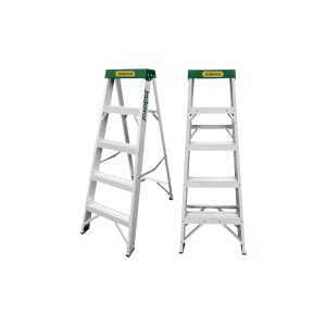 ESCALERA DE TRABAJO 4+1 ESCALONES ALUMINIO 1300MM - 150KG