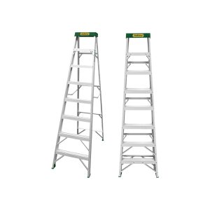 ESCALERA DE TRABAJO 7+1 ESCALONES ALUMINIO 2056MM - 150KG