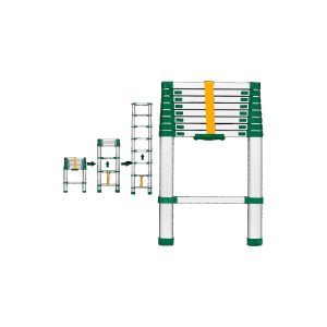 ESCALERA TELESCOPICA 8 ESCALONES ALUMINIO MÁX. CARGA: 150KG
