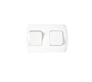 BASE EXTERIOR 2 PUNTOS BLANCO SUPERFICIE TEKNA 10A - 220V