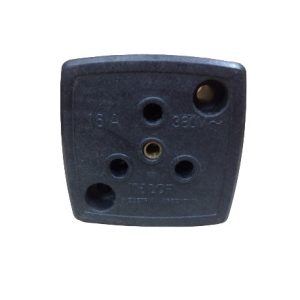 BASE INDUSTRIAL NEGRO 3 X 16A + T