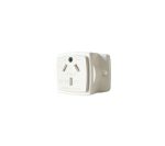 BASE TOMACORRIENTE MODULAR BLANCO SUPERFICIE 10A - 250V - 2P+T