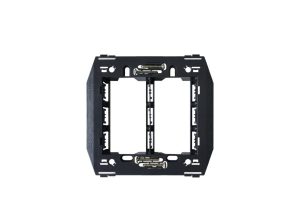 BASTIDOR DOBLE 6 MODULOS NEGRO SISTEMA MODULAR - LINEA JONICA