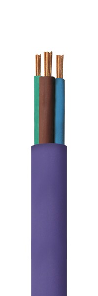 CORTE CABLE SUBTERRANEO CATEGORIA II 1,1 KV CLASE 5 3X1.5MM