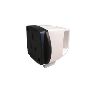 FICHA HEMBRA PERNO CHATO ALTO CONSUMO SALIDA LATERAL DOMICILIARIA 10A - 220V - 2P+T