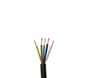 METRO CABLE TIPO TALLER NEGRO CLASE 5 5X4MM