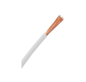 METRO CABLE UNIPOLAR BLANCO EXTRAFLEXIBLE CLASE 5 1X2.5MM