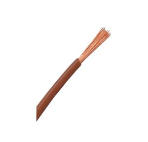 METRO CABLE UNIPOLAR MARRON EXTRAFLEXIBLE CLASE 5 1X6MM