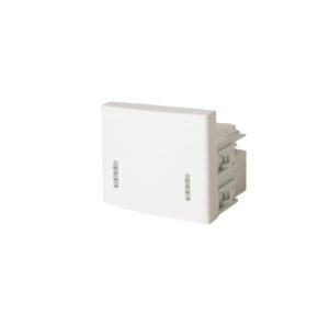 MODULO 1/2 TECLON COMBINACION BLANCO SISTEMA MODULAR - INTERRUPTORES 10A - 16A - 250V