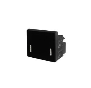 MODULO 1/2 TECLON COMBINACION NEGRO SISTEMA MODULAR - INTERRUPTORES 10A - 16A - 250V