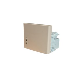 MODULO 1/2 TECLON MARFIL SISTEMA MODULAR - INTERRUPTORES 10A - 16A - 250V