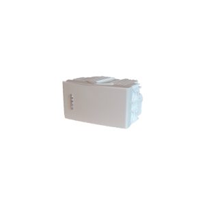 MODULO PULSADOR BLANCO SISTEMA MODULAR - INTERRUPTORES 10A - 16A - 250V