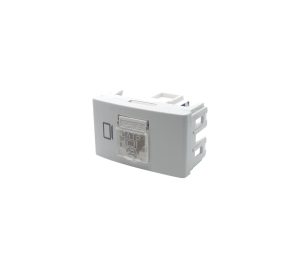 MODULO TOMA COMPUTACION RJ45 BLANCO SISTEMA MODULAR - DE SEÑAL CATEGORIA 6