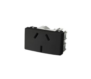 MODULO TOMACORRIENTE BINORMA NEGRO SISTEMA MODULAR - TOMACORRIENTES 10A - 250V