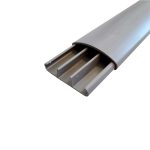 PISO CANAL GRIS CON ADHESIVO 75X17MM