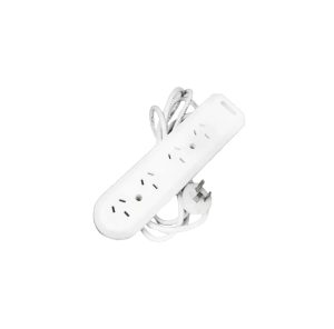 PROLONGADOR 4 TOMACORRIENTE CON TERMICA LUMINOSA MULTINORMA BLANCO TOMACORRIENTES Y PROLONGADORES MULTIPLES 2.5M - 10A - 250V