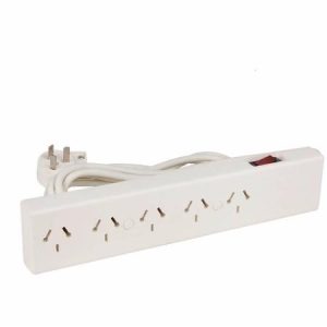 PROLONGADOR 5 TOMAS CON TERMICO MARFIL BINORMA 5M