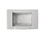 TAPA 3 MODULOS BLANCO SISTEMA MODULAR - LINEA SIGMA 128X82X23MM - IP55
