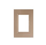 TAPA 3 MODULOS BRONCE SISTEMA MODULAR - ZEN METAL 90X128MM