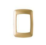 TAPA 3 MODULOS GOLD TERMOPLASTICO SISTEMA MODULAR - JONICA 82X122MM