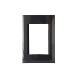 TAPA 3 MODULOS GRAFITO TERMOPLASTICO SISTEMA MODULAR - CIVIL 82X122MM