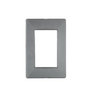 TAPA 3 MODULOS GRIS SISTEMA MODULAR - LUMINIC BLOCK 87X127MM