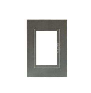 TAPA 3 MODULOS HIERRO SISTEMA MODULAR - ZEN METAL 87X127MM