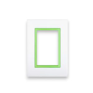 TAPA 3 MODULOS MANZANA SISTEMA MODULAR - ZEN COLORS 87X127MM