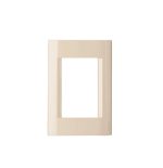 TAPA 3 MODULOS MARFIL TERMOPLASTICO SISTEMA MODULAR - CIVIL 82X122MM