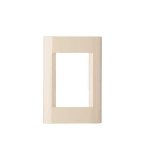 TAPA 3 MODULOS MARFIL TERMOPLASTICO SISTEMA MODULAR - CIVIL 82X122MM