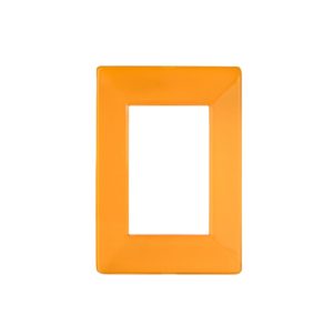 TAPA 3 MODULOS NARANJA SISTEMA MODULAR - LUMINIC BLOCK 87X127MM