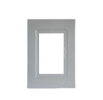 TAPA 3 MODULOS PLATA SISTEMA MODULAR - ZEN METAL 87X127M