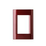 TAPA 3 MODULOS ROJO MUNICH SISTEMA MODULAR - CIVIL 82X122MM