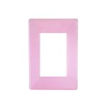 TAPA 3 MODULOS ROSA SISTEMA MODULAR - LUMINIC BLOCK 87X127MM