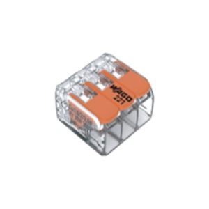 CONECTOR DE EMPALME  3 POLOS - 6MM²