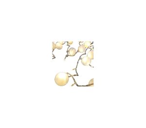 GUIRNALDA NAVIDEÑA LED BLANCO CALIDO - 50 KERMESSE - 8 EFECTOS 9M - 50 PELOTITAS