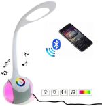 LAMPARA DE ESCRITORIO LED FLEXIBLE RGB Y PARLANTE BLUETOOTH