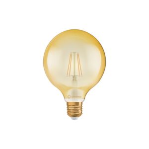 LAMPARA LED GLOBO FILAMENTO DIMERIZABLE AMBAR LUZ CALIDA VINTAGE 1906 - IP20 7W - 725LM - Ø125 - E27