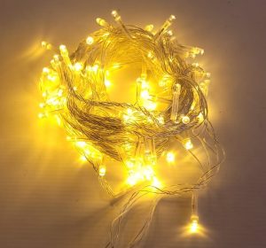 LUCES NAVIDEÑAS 100 LED LUZ CALIDA BLANCO CÁLIDO 10M