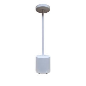 VELADOR AL TACTO ALTO BLANCO 3 LUCES OSLO - DIMMER RECARGABLE